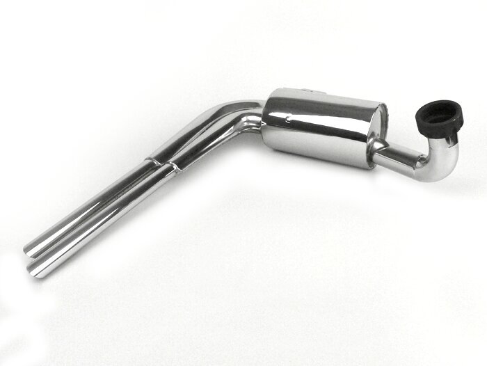 Pot d’échappement -Réplique inox- Vespa GS150 / GS3