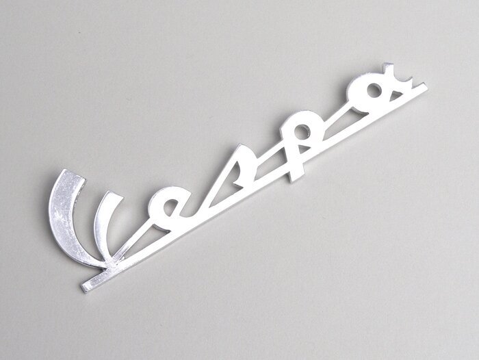 Placa de identificación de la pata - CALIDAD OEM - Vespa - Vespa Rally180 (VSD1T) (a partir de 1968), Rally200 (VSE1T) (hasta 1975) - Distancia entre orificios 99mm