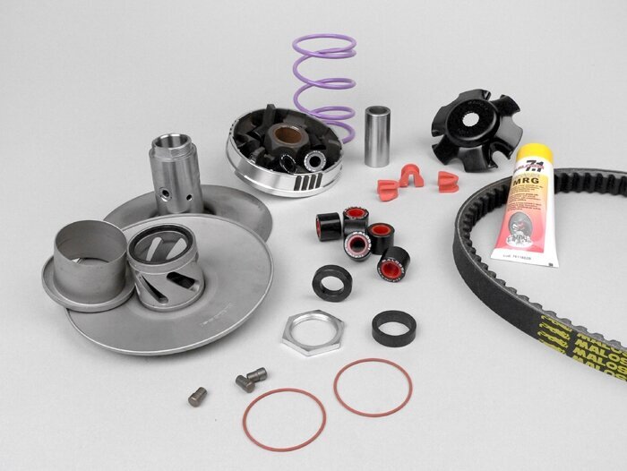 Kit variateur -MALOSSI Overrange- Piaggio 50cc (1998-, carter court)