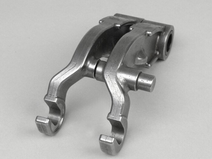 Pair of fork links for drum brake -MB DEVELOPMENTS- Lambretta LI, LIS, SX, TV, DL, GP - stainless steel