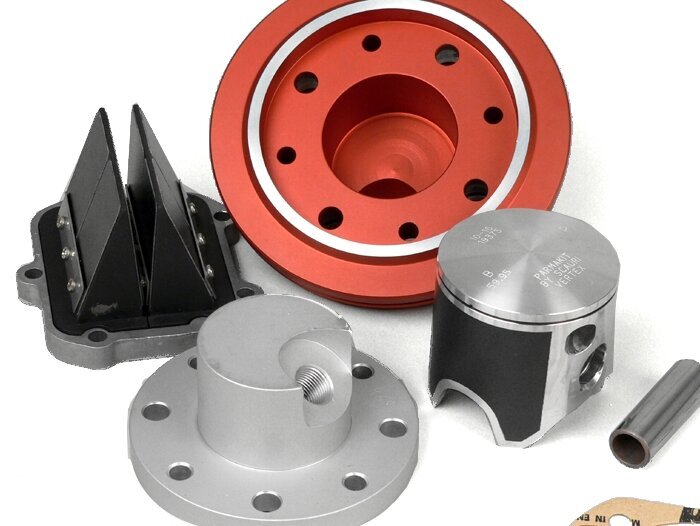 Cilinder -PARMAKIT 144 ccm W-Kracht, 105mm drijfstang - Vespa PV125, ET3 125, PK125