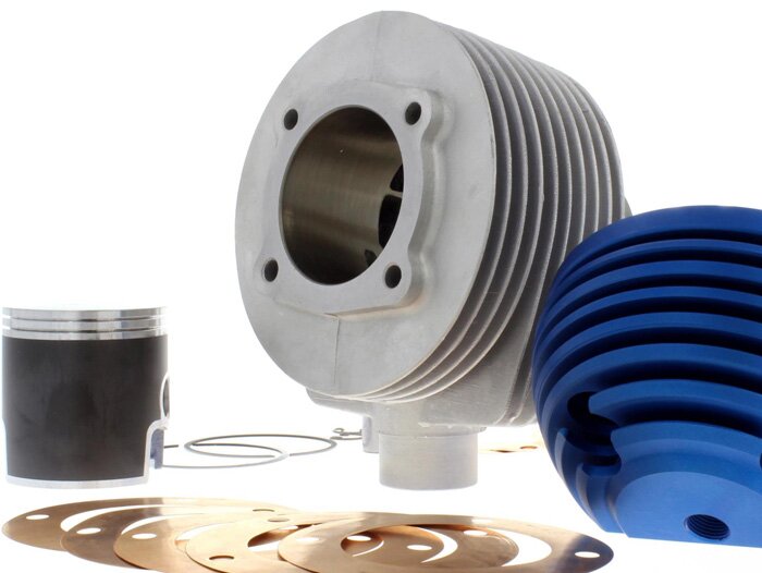 Cylinder -PARMAKIT TSV09 'Puffo' 177 ccm 3 portar, 57 mm slaglängd, 3-delat avgassystem- Vespa PX125, PX150, Cosa125, Cosa150, LML Star 125/150, Stella 125/150