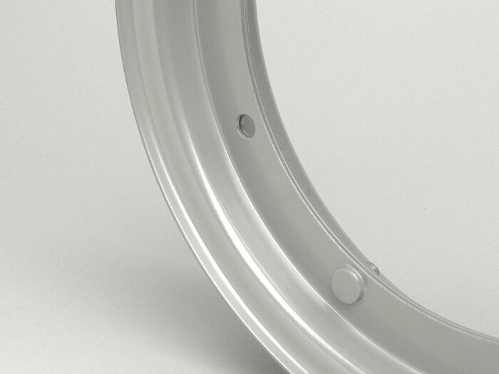 Ban lengkap -VESPA MICHELIN S1- 3.50 - 10 inci TL/TT 51J - Pelek 2.10-10 Abu-abu