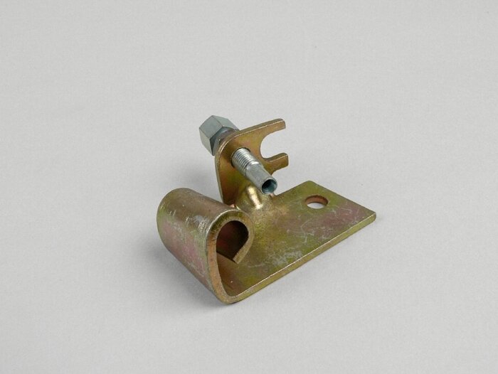 Platine de guidage de câble de frein/d’embrayage au moteur -QUALITÉ OEM- Vespa PK50 XL2 (V5X3T, 185558-), PK50 XL2 Elestart (V5X3T, 3009420-), PK125 XL2 (VMX6T, 53527-)