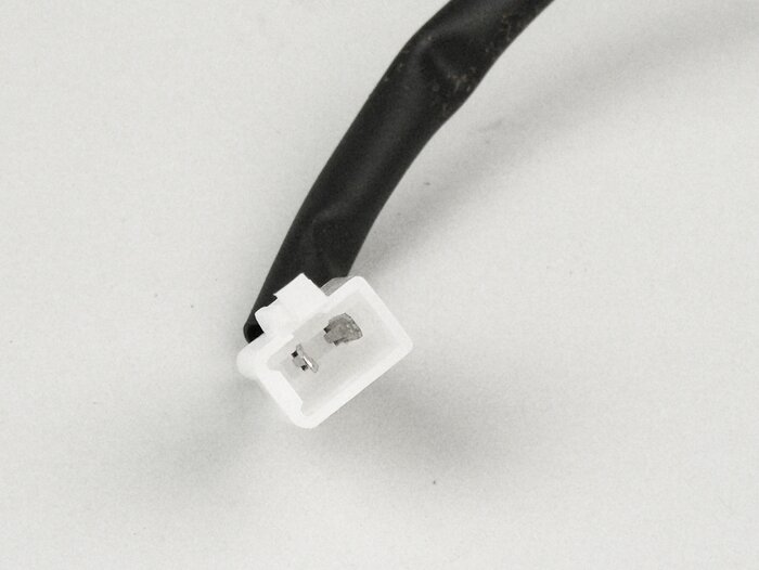 Indicatore -QUALITÀ OEM- GY6 (4 tempi) tipo Baotian BT49-QT9 -bianco- anteriore sinistro
