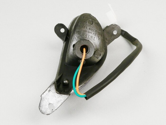 Indicatore -QUALITÀ OEM- GY6 (4 tempi) tipo Baotian BT49-QT9 -bianco- anteriore sinistro