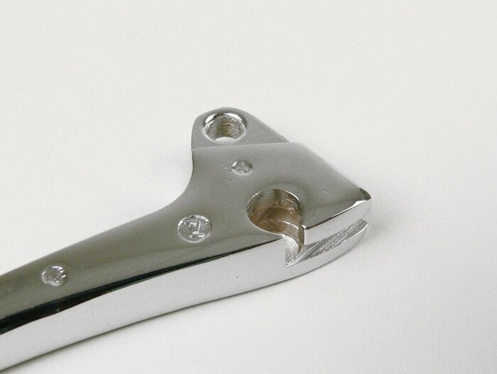 Bremshebel -OEM QUALITÄT- GY6 (4-Takt) Trommelbremse (bis Bj. 2006) - links Chrom
