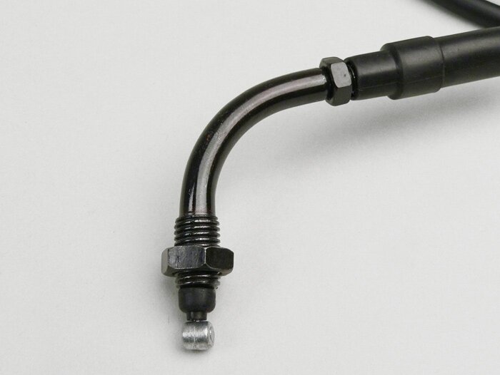 Gaszug -OEM QUALITÄT- GY6 (4-Takt) (1900mm) - Typ 2 (mit Gewinde)