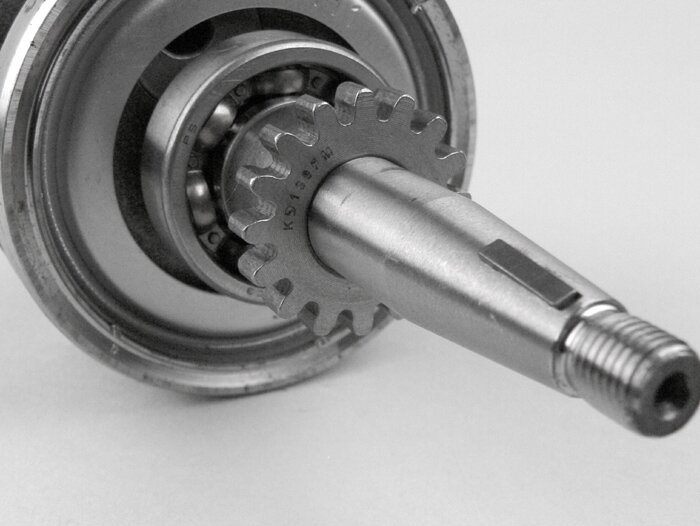 Cigüeñal -OEM QUALITY- GY6 (4 tiempos) 50 ccm - 16 dientes