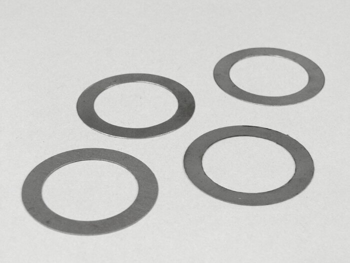 Clutch spider shim set -MB DEVELOPMENTS- Lambretta (1st-3rd series) - (33,50x24,05x0,15mm /0,20mm /0,25mm /0,30mm)