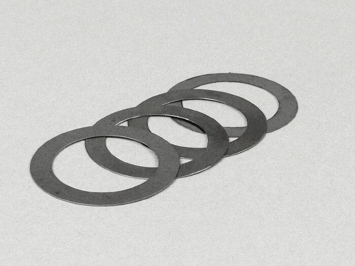 Clutch spider shim set -MB DEVELOPMENTS- Lambretta (1st-3rd series) - (33,50x24,05x0,15mm /0,20mm /0,25mm /0,30mm)