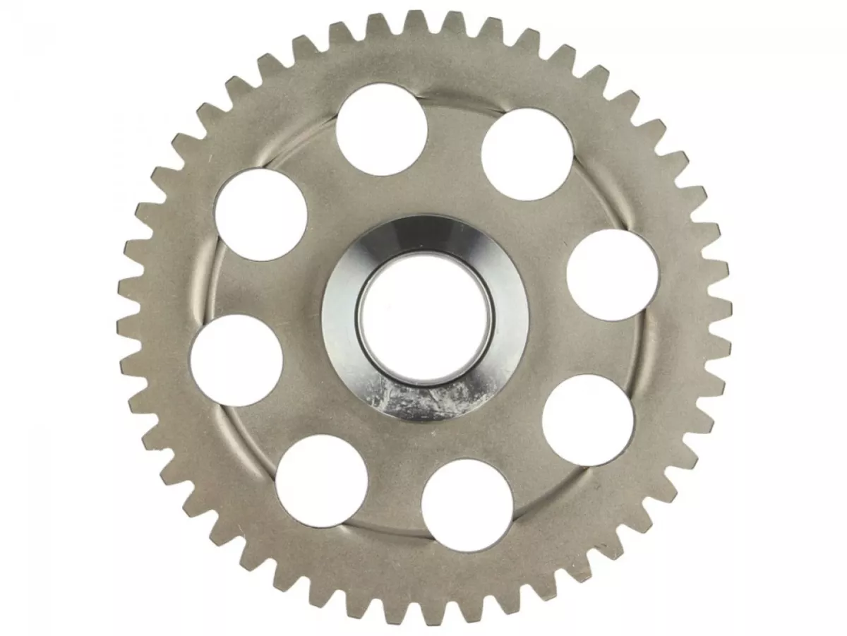 Starter ring gear - starter pinion -PIAGGIO- Vespa GT 250 (ZAPM45102), Vespa GTS 250 (ZAPM45100, ZAPM45101), Vespa GTS 300 (ZAPM45200, ZAPM45202, ZAPMA3300), Vespa GTS HPE 300 (ZAPMA3600), Vespa GTS Super 125 (ZAPM45300, ZAPM45301), Vespa GTS Super 300 (Z