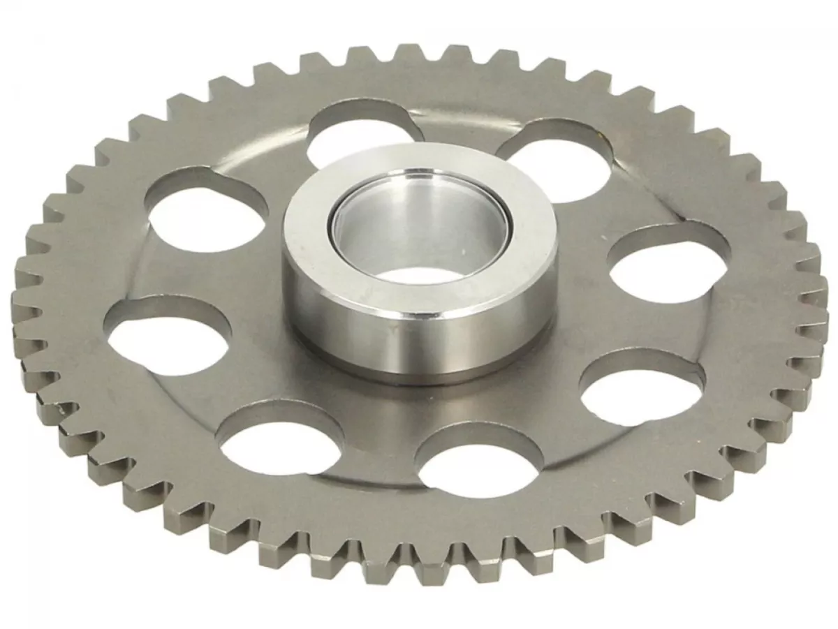 Starter ring gear - starter pinion -PIAGGIO- Vespa GT 250 (ZAPM45102), Vespa GTS 250 (ZAPM45100, ZAPM45101), Vespa GTS 300 (ZAPM45200, ZAPM45202, ZAPMA3300), Vespa GTS HPE 300 (ZAPMA3600), Vespa GTS Super 125 (ZAPM45300, ZAPM45301), Vespa GTS Super 300 (Z