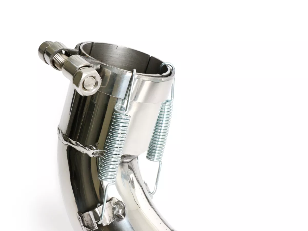 Pot d’échappement -SCOOTRS LH compatible avec roue de secours monté- Vespa PX200 - inox