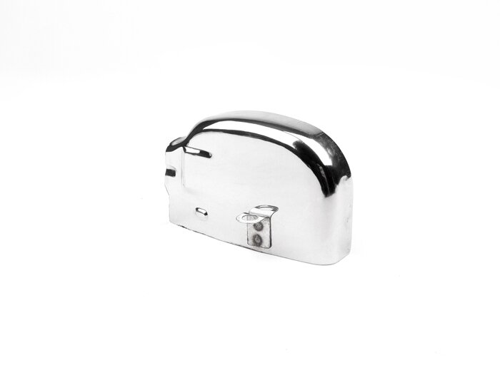 Copri leva del cambio -VESPA- serie PX, Cosa 1° - acciaio inox