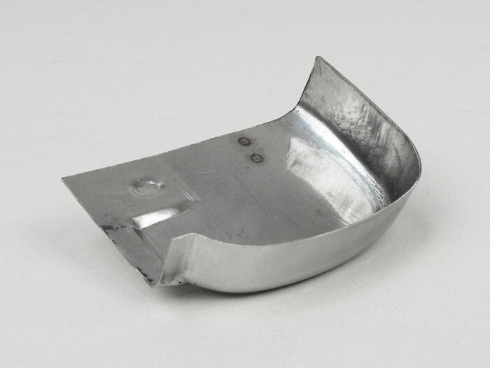Gear selector box cover -IMPORT- Vespa Rally180 (VSD1T), Rally200 (VSE1T), Sprint150 (VLB1T), TS125 (VNL3T), GT125 (VNL2T), GTR125 (VNL2T), GL150 (VLA1T), Super, GS160 / GS4 (VSB1T), SS180 (VSC1T), VNA, VNB, VBA, VBB - stainless steel
