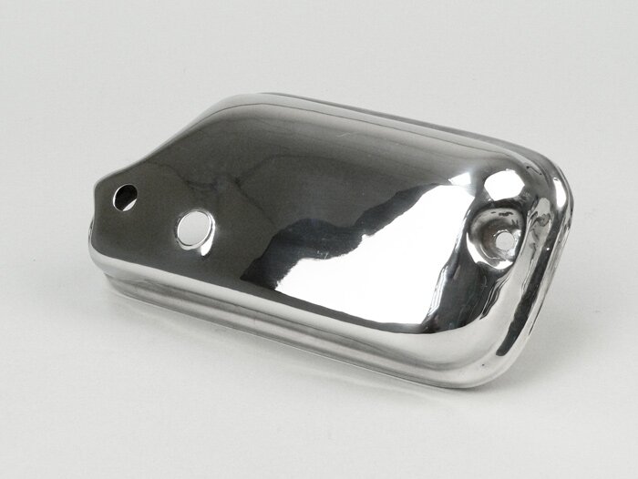 Carburateur carterdeksel -VESPA- PX (-1984), Rally180 (VSD1T), Rally200 (VSE1T), Sprint150 (VLB1T), TS125 (VNL3T), GT125 (VNL2T), GTR125 (VNL2T), Super, VNA, VNB, VBA, VBB - roestvrij staal