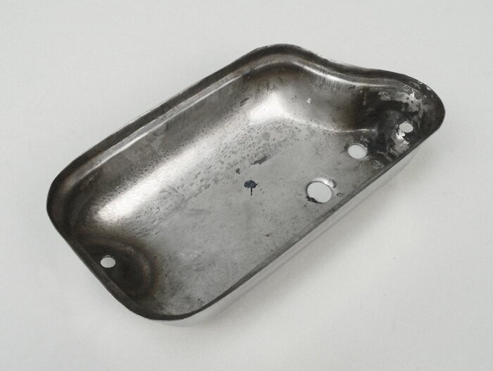 Carburateur carterdeksel -VESPA- PX (-1984), Rally180 (VSD1T), Rally200 (VSE1T), Sprint150 (VLB1T), TS125 (VNL3T), GT125 (VNL2T), GTR125 (VNL2T), Super, VNA, VNB, VBA, VBB - roestvrij staal