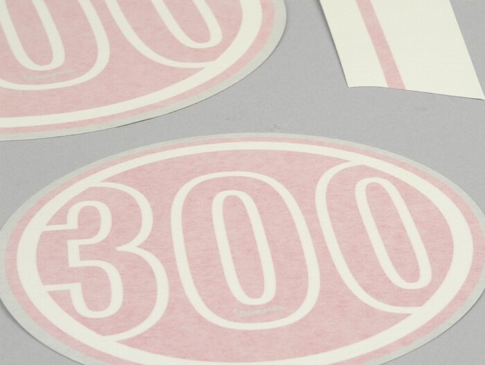 Set stiker -VESPA Super 300- Vespa GTS - Putih