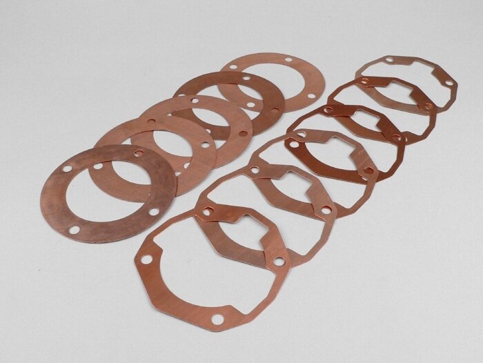Cylinder gasket set -PARMAKIT 177cc 3 transfer port- Vespa PX125, PX150, GTR125 (VNL2T), TS125 (VNL3T), Sprint150 (VLB1T)