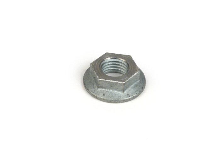 Mur M12 x1.50 SW = 18 setengah tinggi (digunakan untuk poros engkol/roda utama Vespa V50, V90, SS50, SS90, PV125, ET3, PK S, PK XL) - kekerasan 10