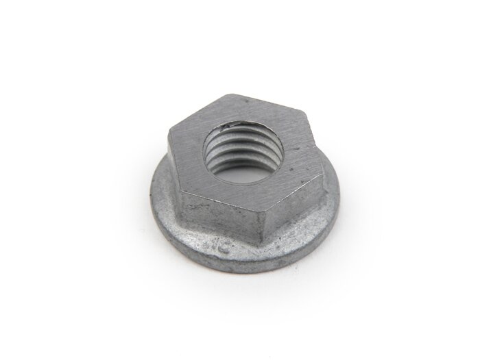 Clutch nut hardened -BGM PRO M10 x1.50 (standard) SW=16 half-high- used as clutch nut Vespa for standard auxiliary shaft V50, PV125, ET3, PK S, PK XL - hardness 10