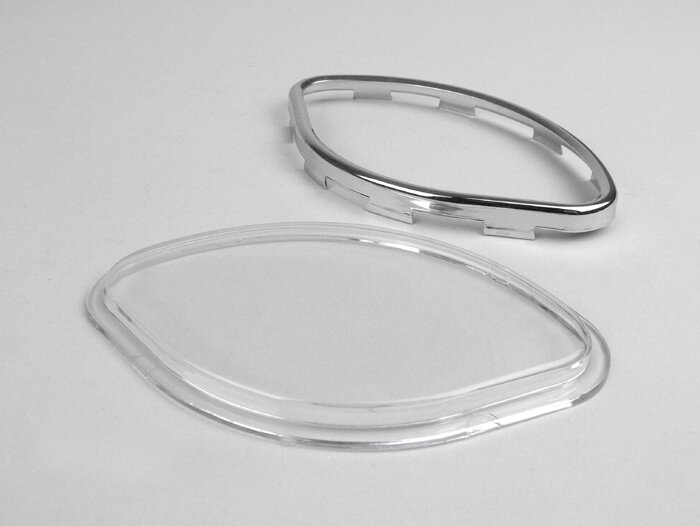 Juego de cristales de velocímetro -CALIDAD OEM- Vespa VBA, VBB, GL150 (VLA1T), GT125 (VNL2T), GTR125 (VNL2T), Sprint150 (VLB1T), GS150 / GS3 (VS5T), GS160 / GS4 (VSB1T), SS180 (VSC1T)
