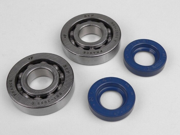Set bantalan - set segel oli untuk poros engkol -KUALITAS OEM- Vespa Wideframe V1T, V15T, V30T, V33T