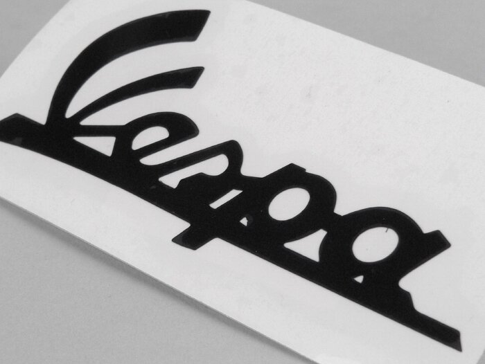 Schriftzug Beinschild -OEM QUALITÄT- Vespa - VNB4T (135618-), VNB5T, VNB6T (-3349)- Aufkleber