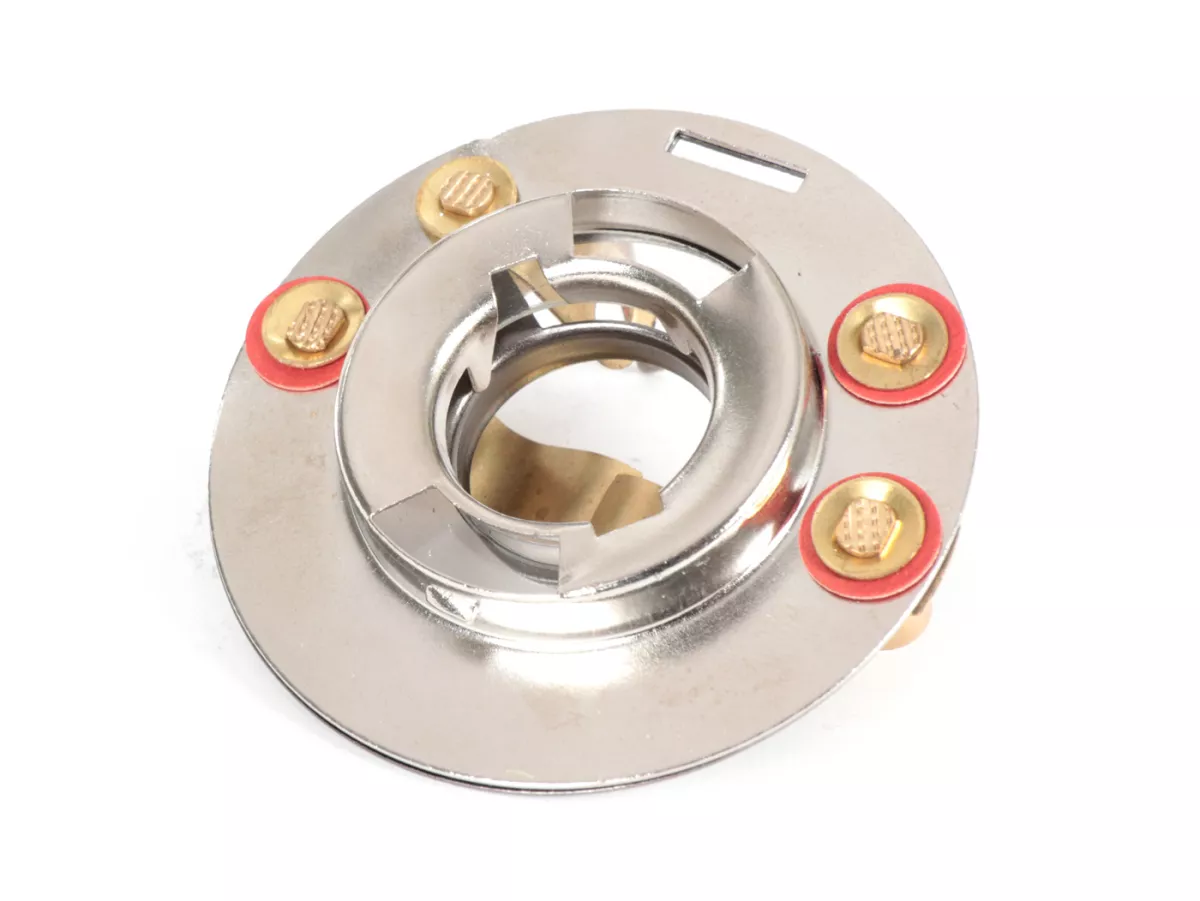 Headlight -SIEM Ø=95mm- Vespa Wideframe V1T, V15T, V30T - glass, incl. headlight rim