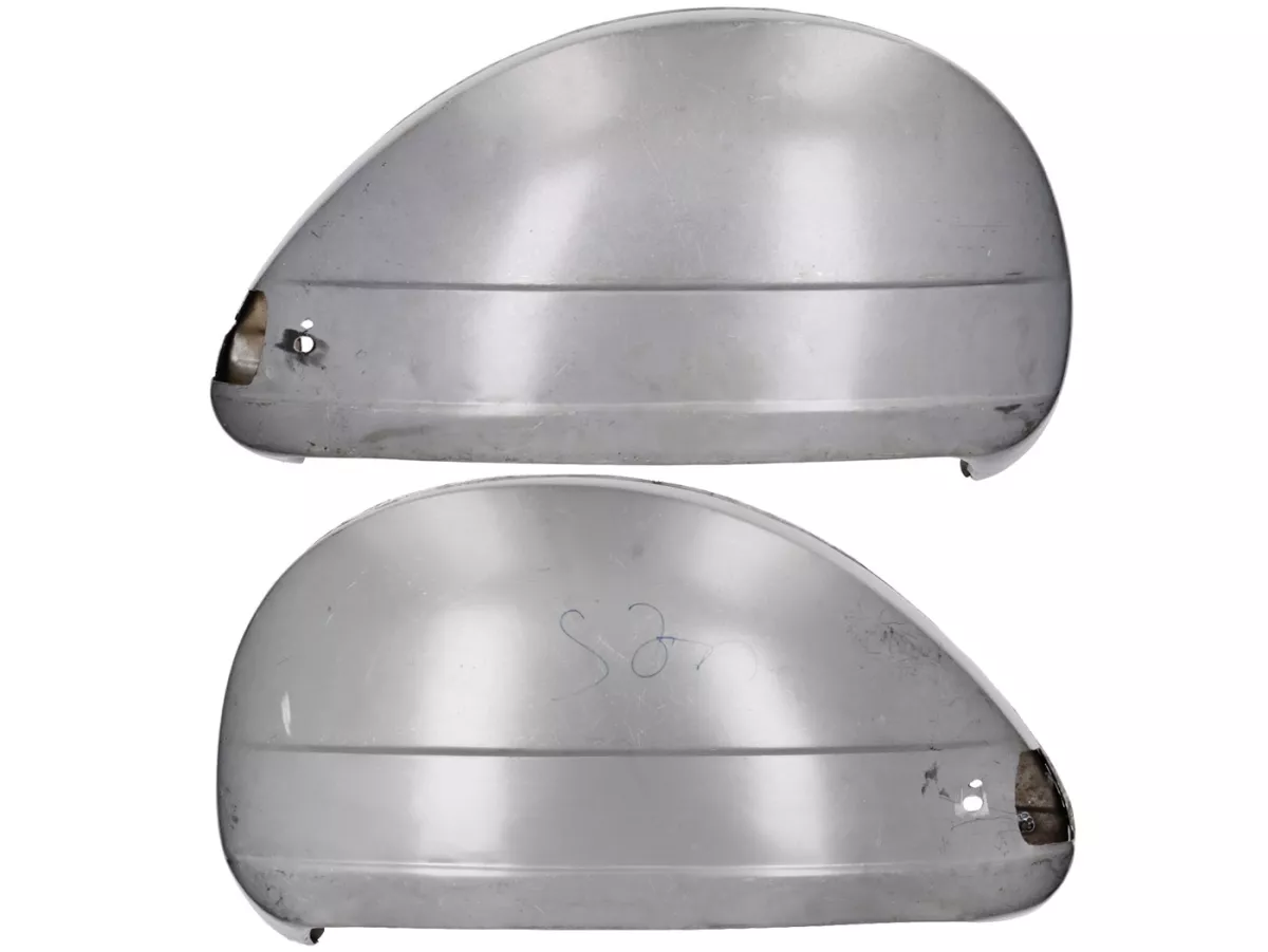 Set di coperture laterali -QUALITA' OEM- Vespa PX80, PX125, PX150, PX200, T5 125cc (modelli con indicatori) - fissaggio interno