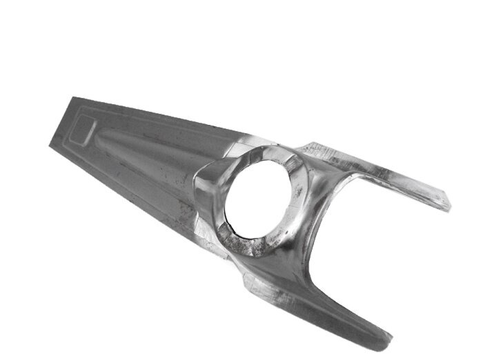Reparationsplatta för horn/kaskad -OEM KVALITET- Vespa V50, V90 (upp till 1967), PV125 (upp till 1967) - 4-bultars hornmontering
