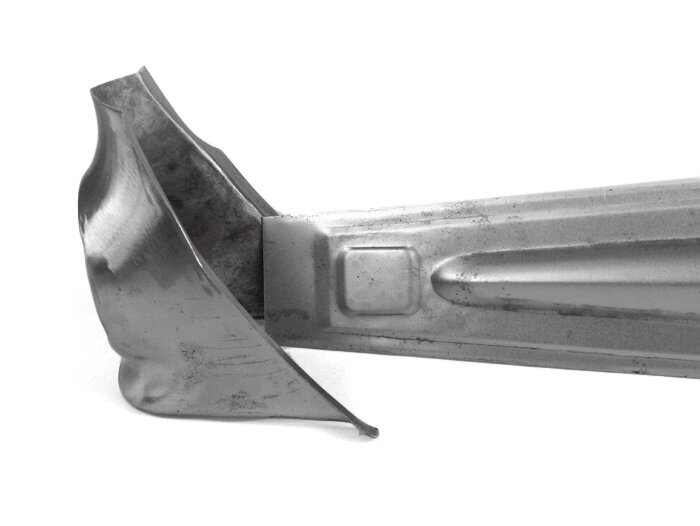 Reparationsplatta för horn/kaskad -OEM KVALITET- Vespa V50, V90 (upp till 1967), PV125 (upp till 1967) - 4-bultars hornmontering