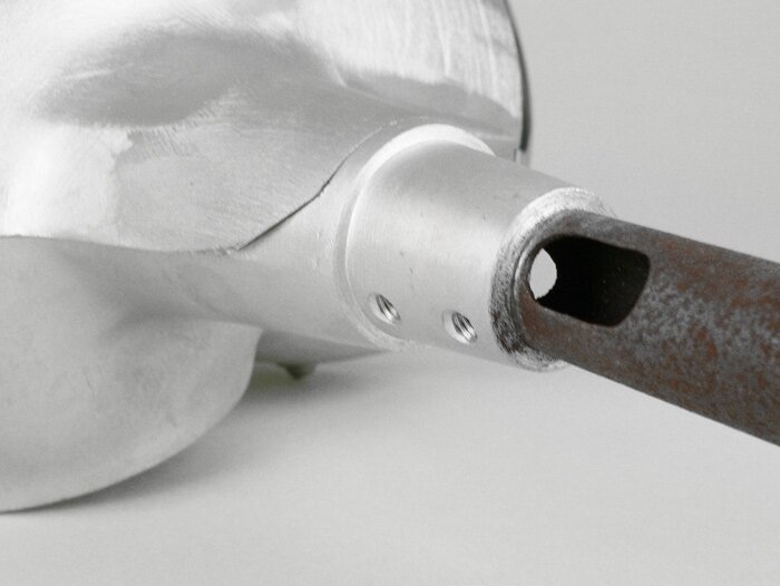Juego manillar -CALIDAD OEM- Lambretta LIS, SX (modelos sin aro cromado) - sin pintar