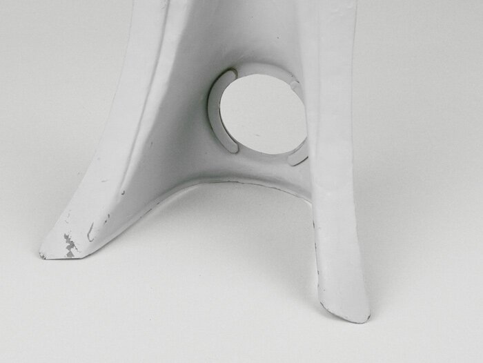 Piastra di riparazione clacson/cascata -QUALITÀ OEM, Ø clacson=75mm- Vespa GS160 / GS4 (VSB1T) - logo Piaggio a 4 angoli