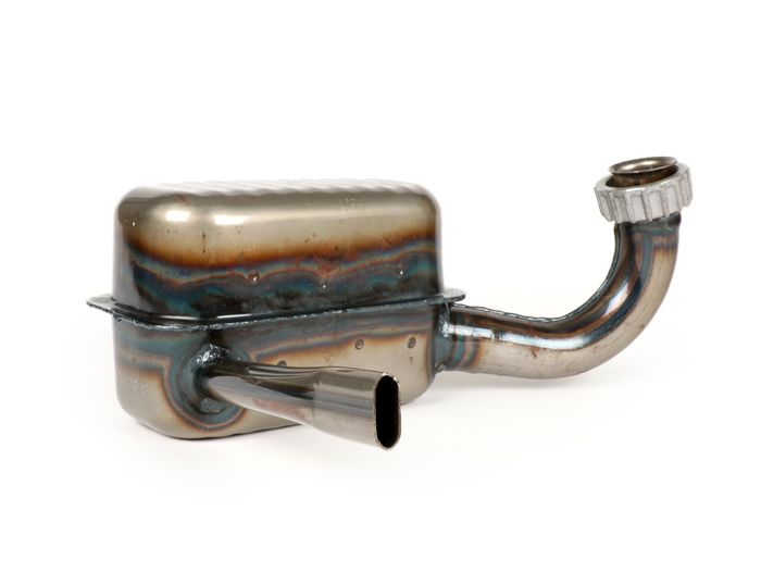 Uitlaat -OEM KWALITEIT- Vespa GS150 / GS3 (VS2T, VS3T, VS4T, VS5T) - Flensmontage met kroonmoer