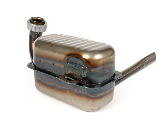 Uitlaat -OEM KWALITEIT- Vespa GS150 / GS3 (VS2T, VS3T, VS4T, VS5T) - Flensmontage met kroonmoer