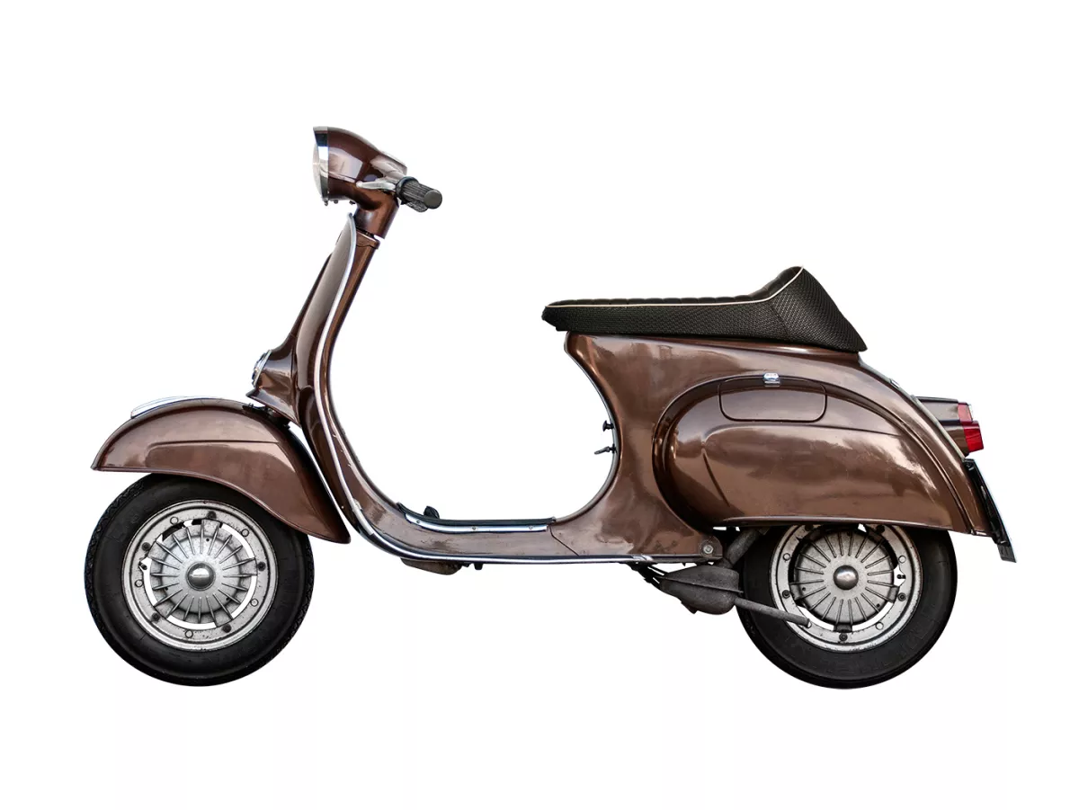 Banqueta -SC Ancelotti- Vespa V50, PV125, ET3 - Negro