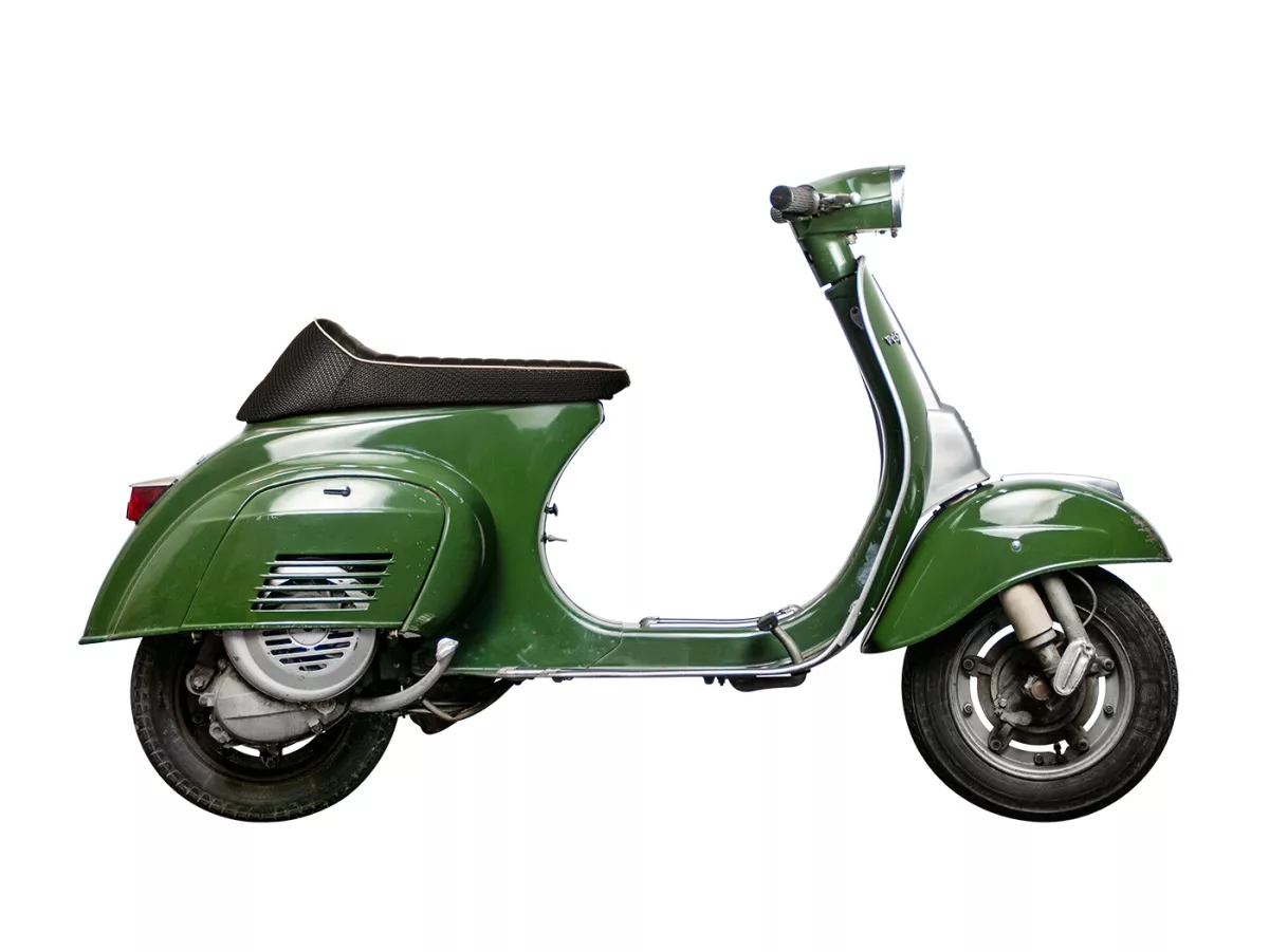 Banqueta -SC Ancelotti- Vespa V50, PV125, ET3 - Negro