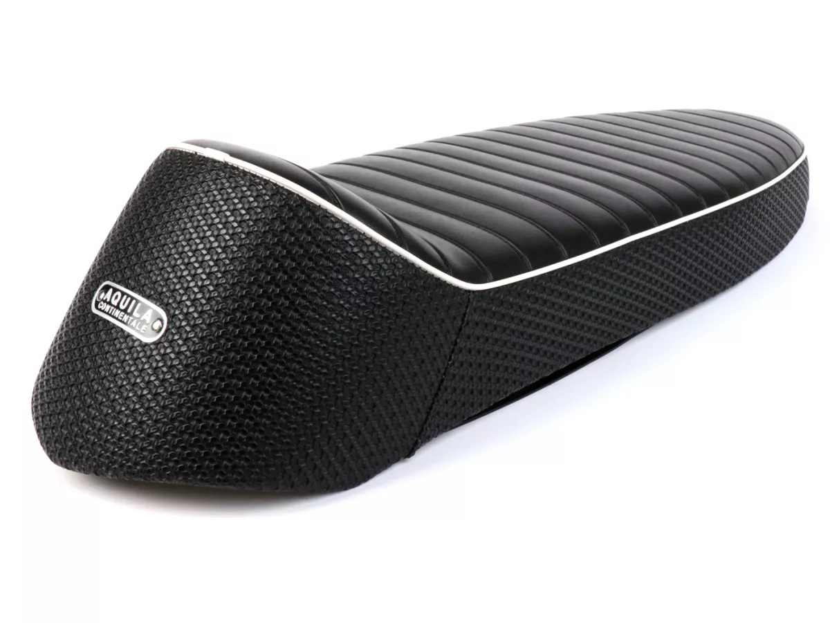 Banco de asiento -SC ANCELLOTTI DUO (banco de asiento para 2 personas)- Vespa V50, PV125, ET3 - Negro