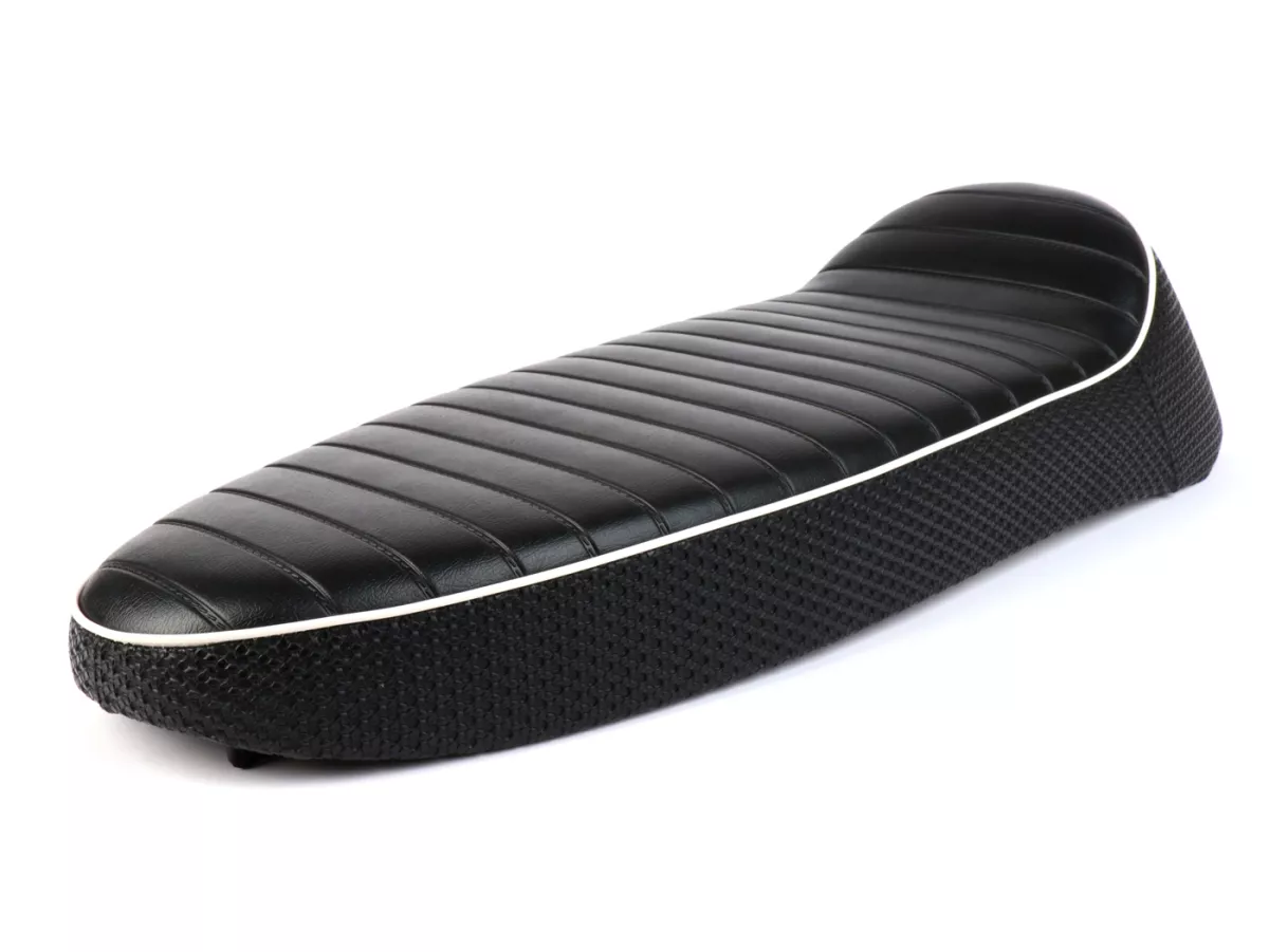 Banco de asiento -SC ANCELLOTTI DUO (banco de asiento para 2 personas)- Vespa V50, PV125, ET3 - Negro