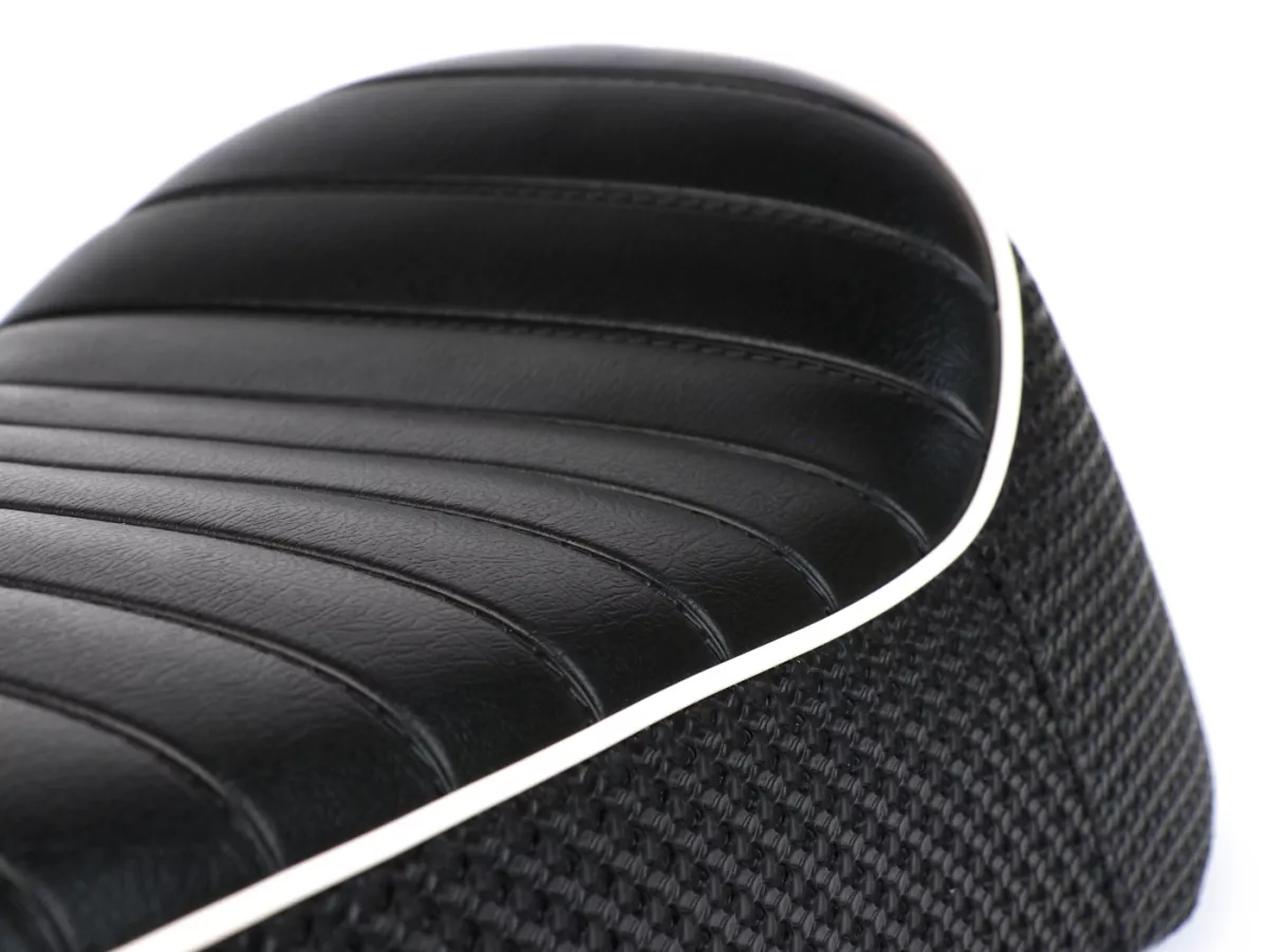 Banco de asiento -SC ANCELLOTTI DUO (banco de asiento para 2 personas)- Vespa V50, PV125, ET3 - Negro