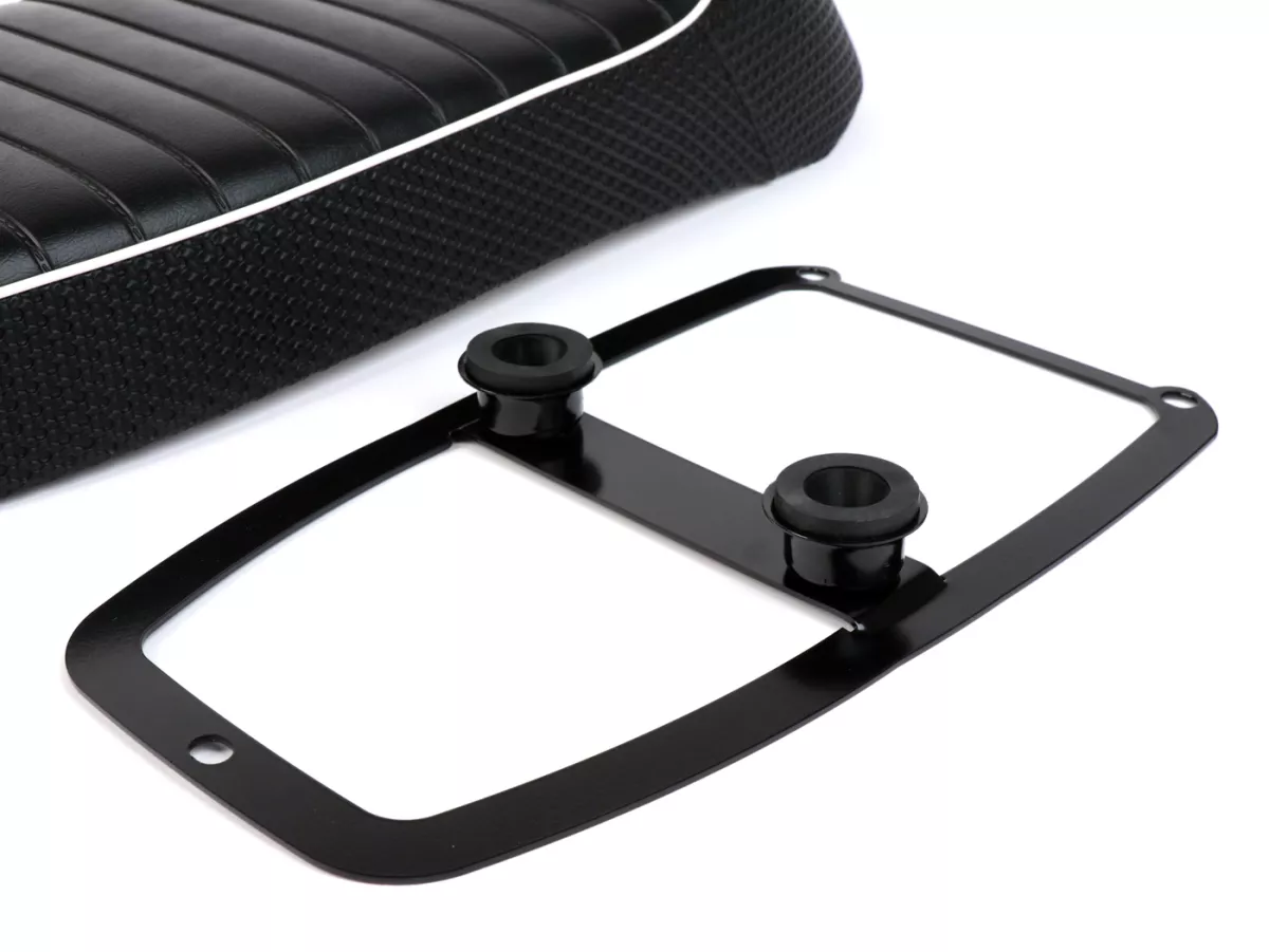 Banco de asiento -SC ANCELLOTTI DUO (banco de asiento para 2 personas)- Vespa V50, PV125, ET3 - Negro
