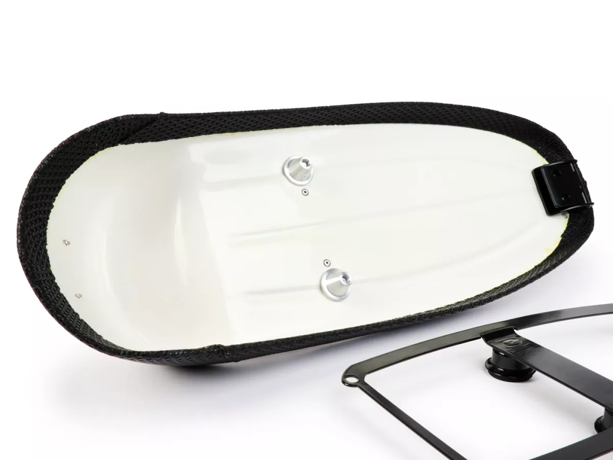 Banco de asiento -SC ANCELLOTTI DUO (banco de asiento para 2 personas)- Vespa V50, PV125, ET3 - Negro