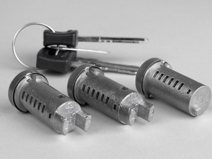 Lock cylinder set -PIAGGIO- Piaggio Zip (till 1999) - 3-pcs