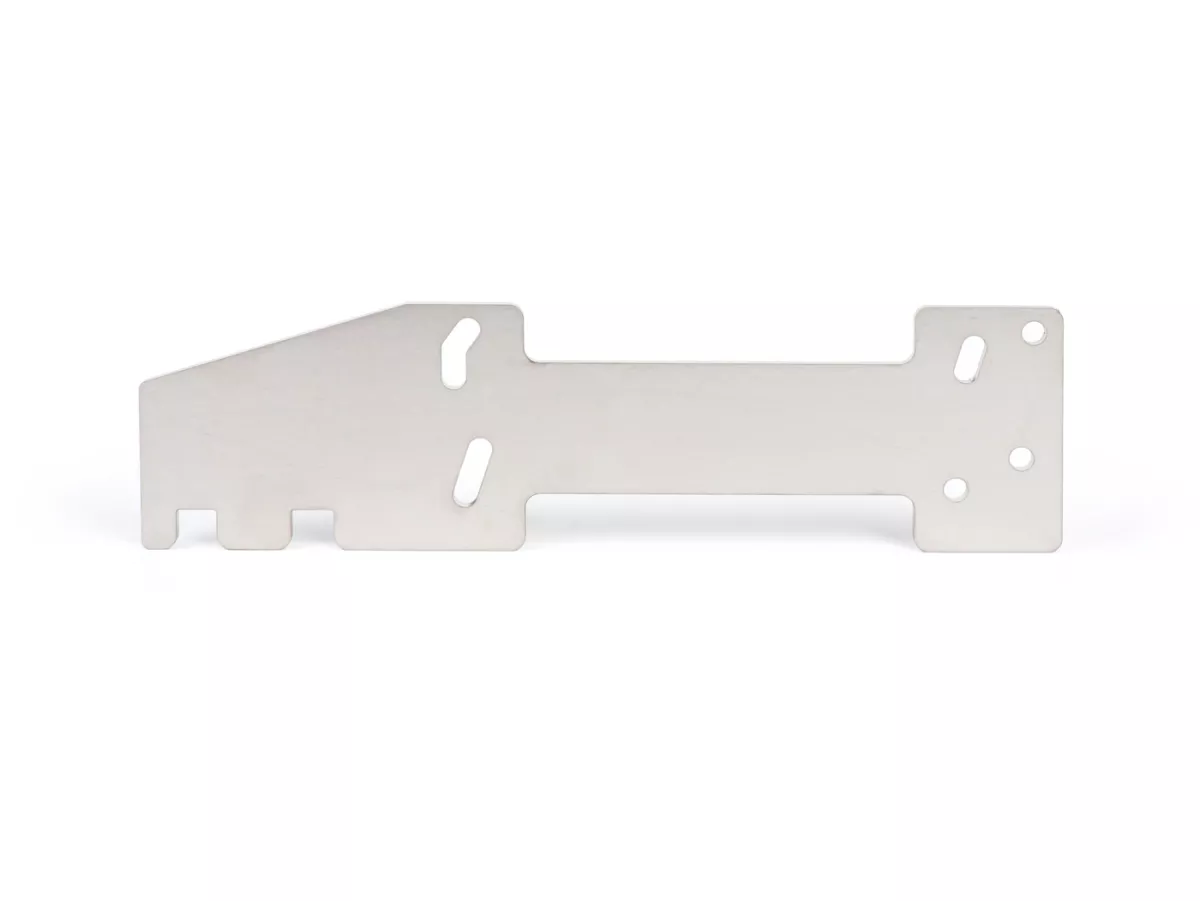 Refuerzo caballete lateral -TD CUSTOMS, VA 3mm- Vespa PX, T5 125cc, PK, V50, PV, ET3 - Tipo Buzzetti