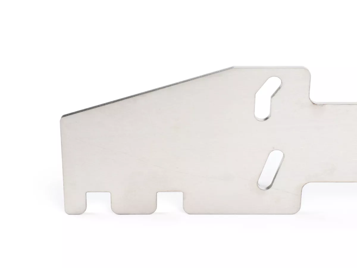 Refuerzo caballete lateral -TD CUSTOMS, VA 3mm- Vespa PX, T5 125cc, PK, V50, PV, ET3 - Tipo Buzzetti