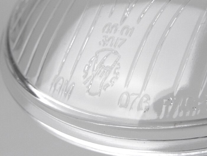 Kaca lampu depan -SIEM Ø = 130/150mm (kaca/luar) - Vespa Rally180 (VSD1T), Rally200 (VSE1T), Sprint Veloce - kaca