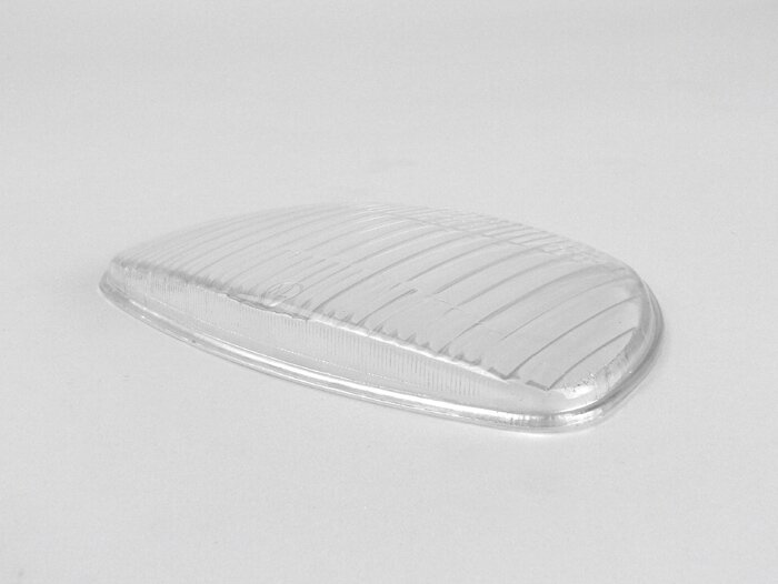 Headlight lens -SIEM trapezoid- Vespa Sprint150 (VLB1T), GL150 (VLA1T), GT125 (VNL2T), SS180 (VSC1T) - glass