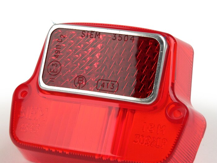 Taillight lens -SIEM- Vespa V50 (till frame V5A1T0122876)